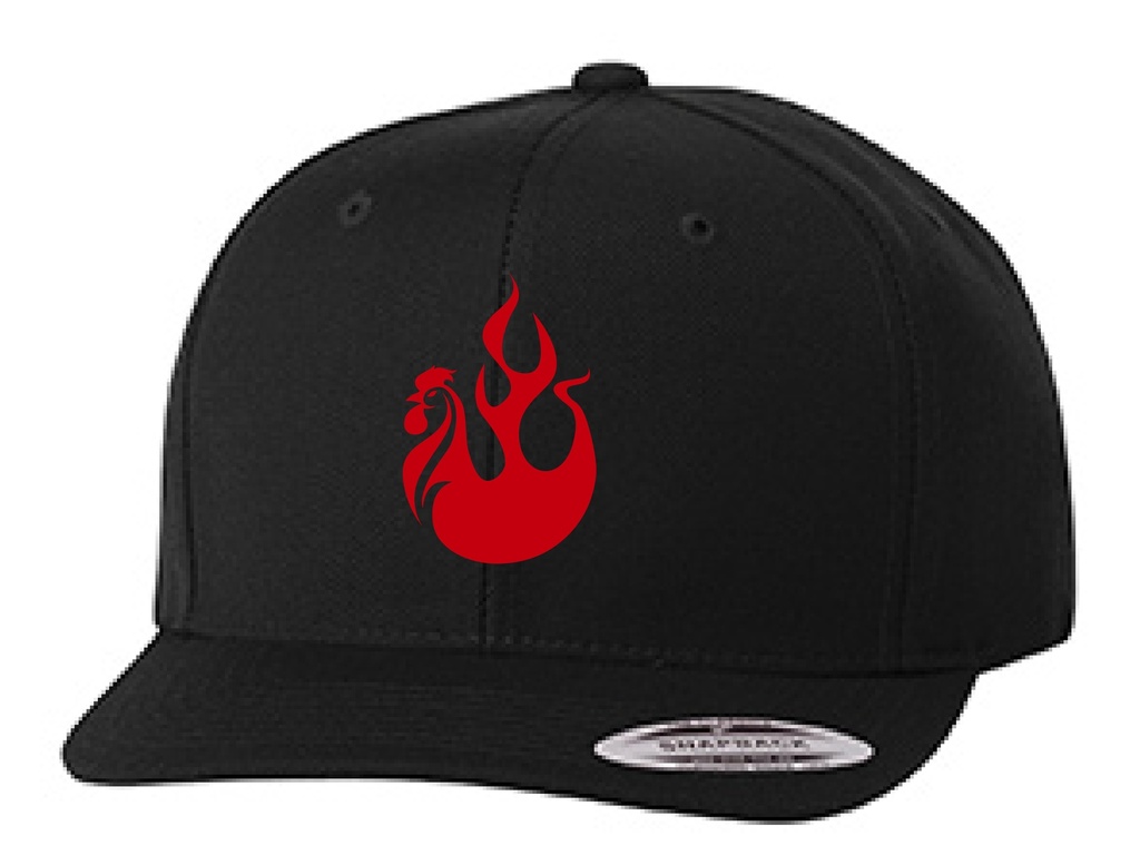 BLACK SNAPBACK W/ RED BIRD (5)